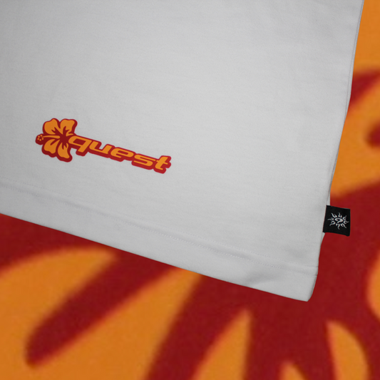 ハイビスカスTシャツ（ホワイト）