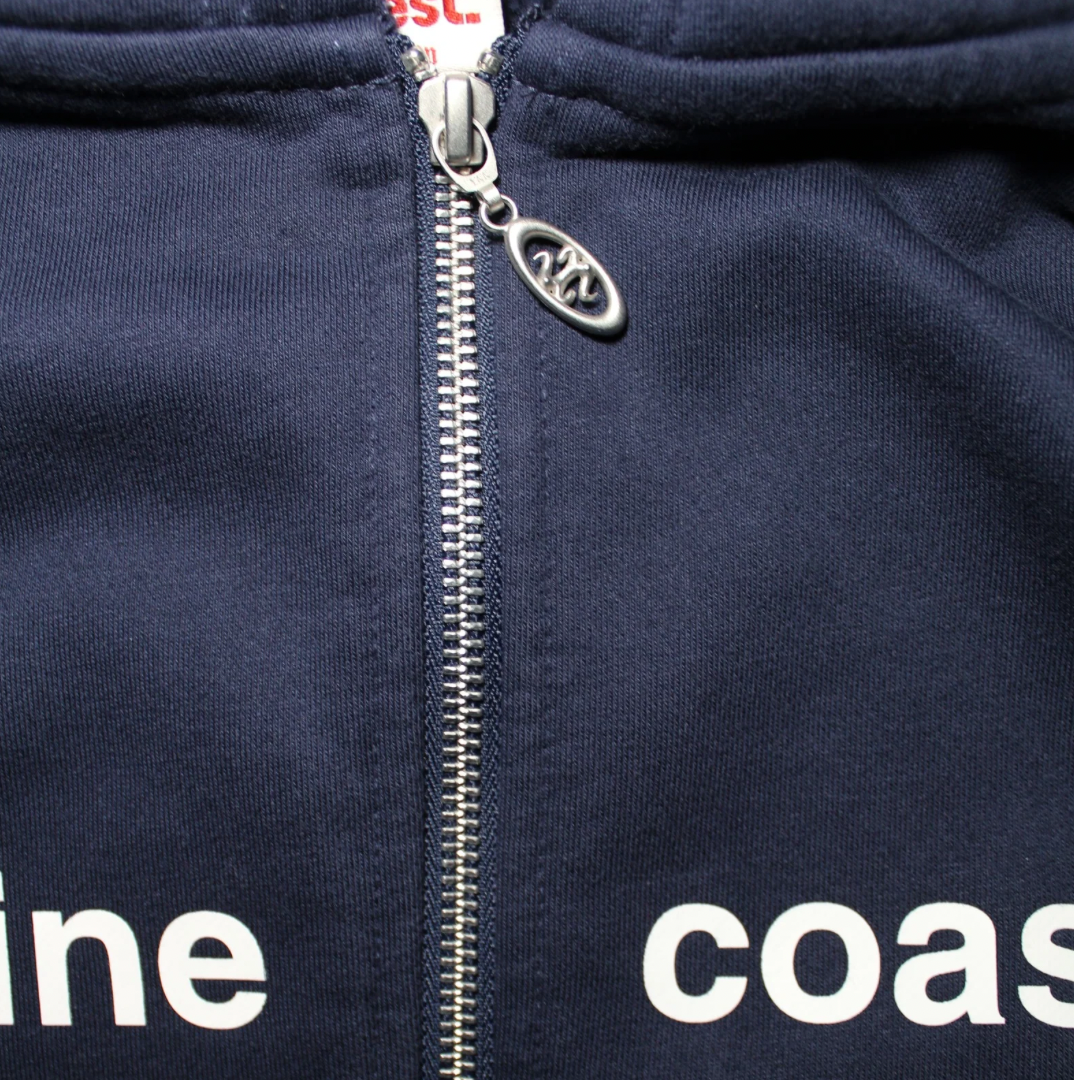 A2C zip hood (navy)