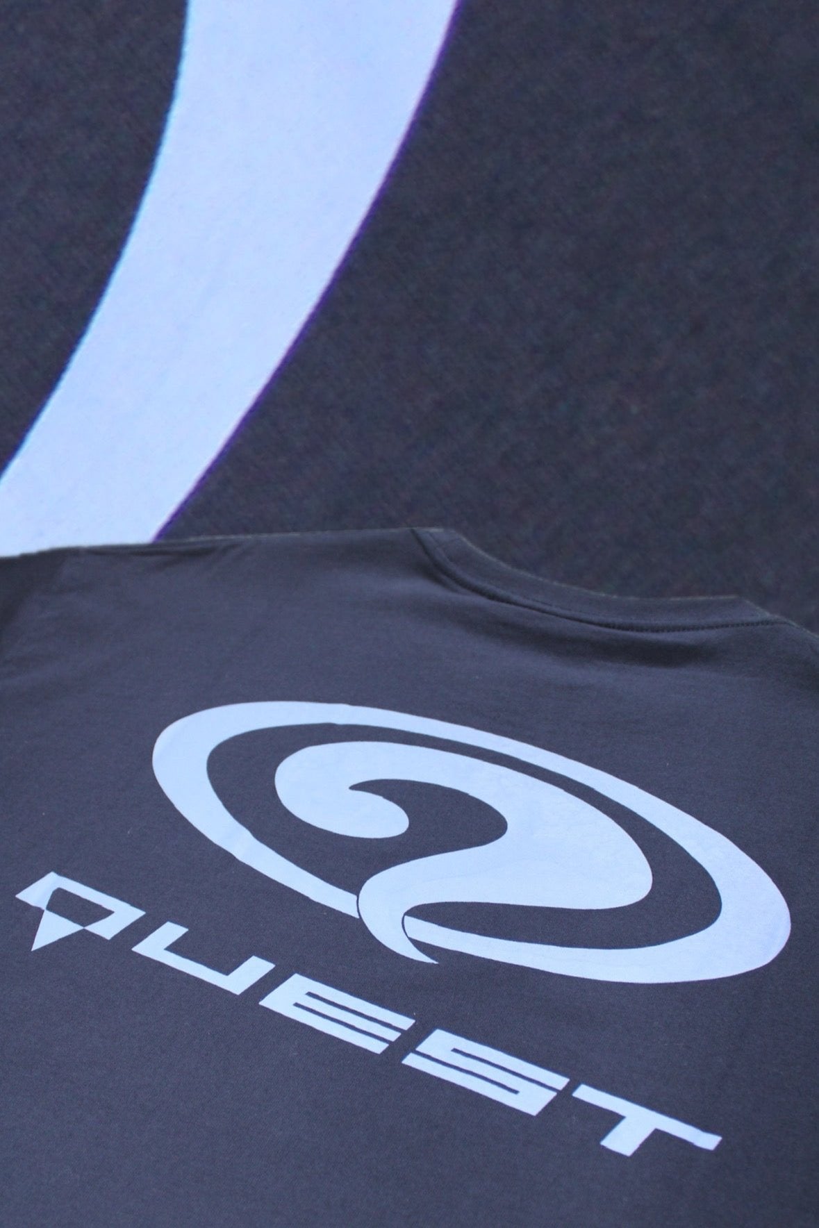 oval logo tee (lite purp)