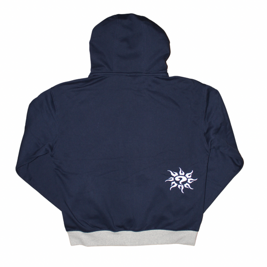 A2C zip hood (navy)