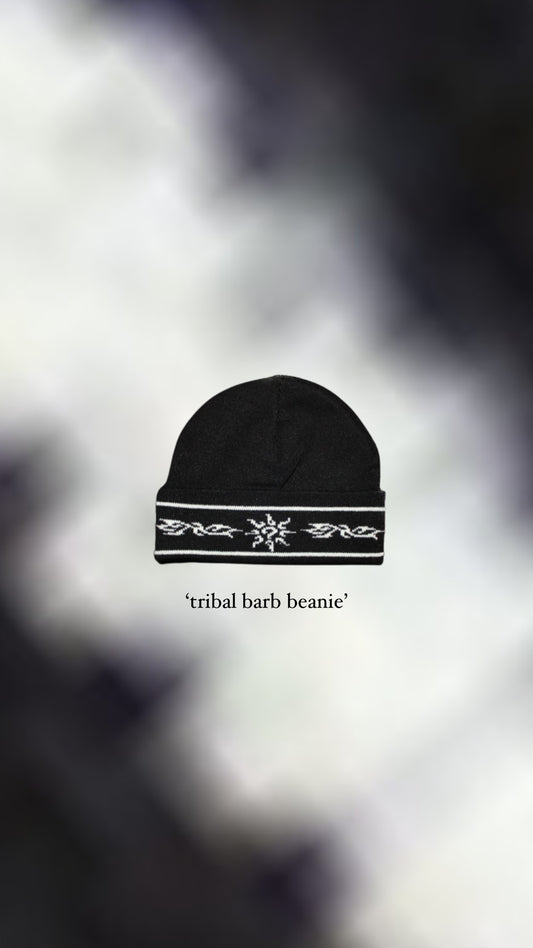 tribal barb beanie