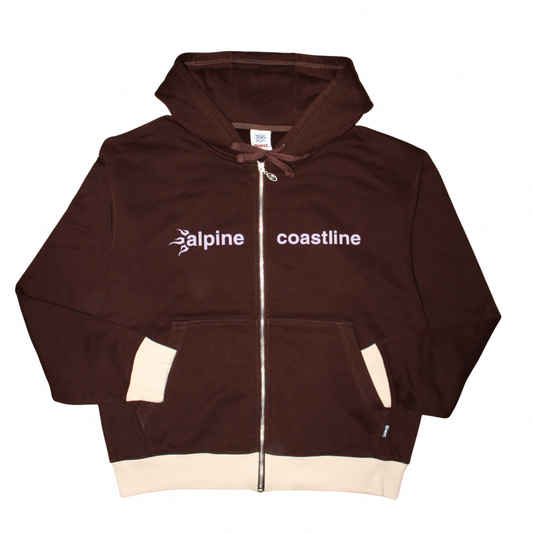 A2C zip hood (brown)