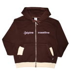 A2C zip hood (brown)